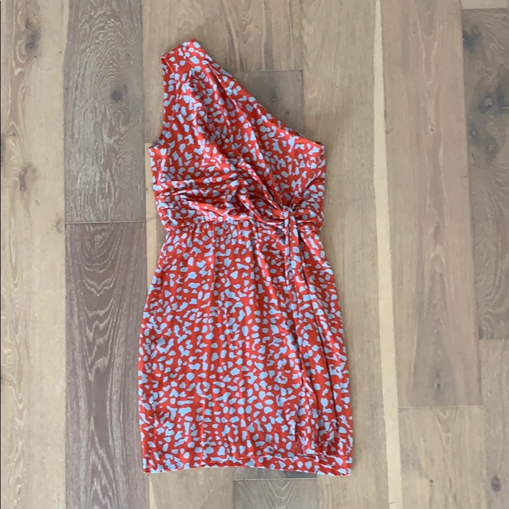 Diane Von Fustenberg one shoulder dress